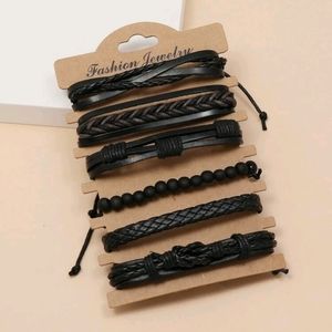 Unisex Faux Leather Bracelets